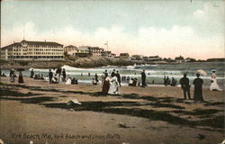 York Beach and Union Bluffs Maine Postcard Postcard Postcard