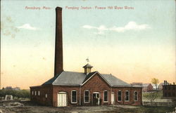 Pumping Station - Powow Hill Water Works Postcard