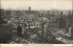 General View of Ruins Postcard