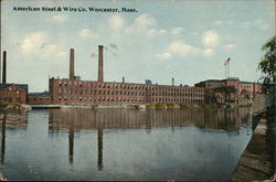 American Steel & Wire Co. Worcester, MA Postcard Postcard Postcard