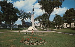 A War Memorial by Lucien Gosselin Manchester, NH Postcard Postcard Postcard