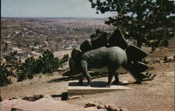 Stegasaurus (Cover Lizard) - Dinosaur Park Postcard