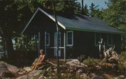 Cottage on Sandy Island Postcard