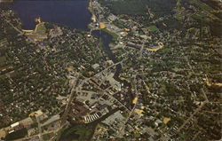 Aerial View of Laconia New Hampshire Postcard Postcard Postcard