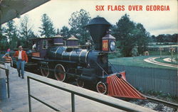 Six Flags Over Georgia Postcard