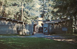 Fort Clatsop National Memorial, Youngs Bay Astoria, OR Postcard Postcard Postcard