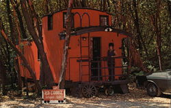 The Red Caboose Burton, WA Postcard Postcard Postcard