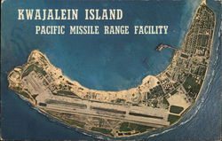 Pacific Missile Range Facility Kwajalein Iland, Marshall Islands South Pacific Postcard Postcard Postcard