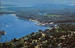 Aerial View of Shelter Island New York Postcard Postcard Postcard