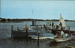 The Marine Station and Docks, Southamption College of Long Island University Postcard