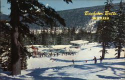 Bachelor Butte Ski Area Postcard