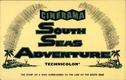 Cinerama South Seas Adventure Movie and Television Advertising Postcard Postcard Postcard