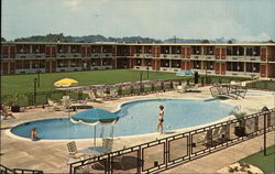 Pool Area, Holiday Inn, 175 - Juliette Rd. Forsyth, GA Postcard Postcard Postcard