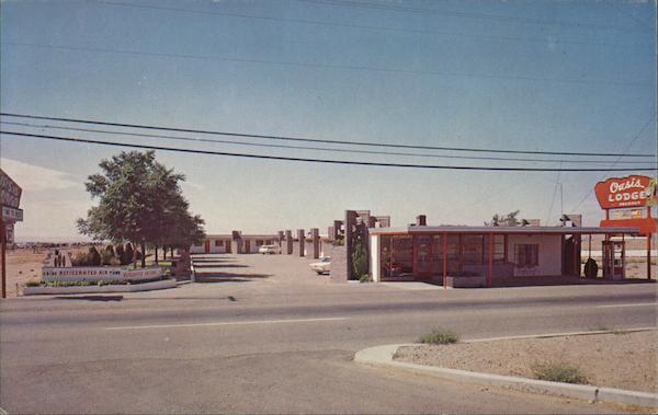 Oasis Lodge, 6904 Central Ave. S.W. Albuquerque, NM Postcard