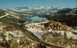 Donner Lake and Highway Postcard