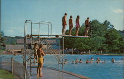 Brown County State Park - Swimming Pool Postcard