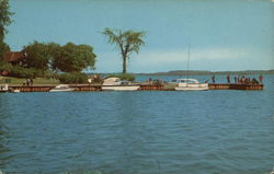 Cayuga Lake State Park - Boat Dock and Fishing Pier Seneca Falls, NY Postcard Postcard Postcard