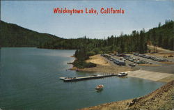 Whiskeytown boat launching ramp. Postcard