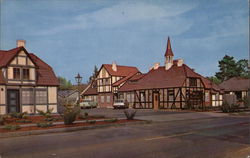 Royal Copenhagen Motel Solvang, CA Postcard Postcard Postcard