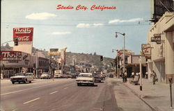 Intersection of Laurel Canyon Boulevard and Ventura Boulevard Studio City, CA Postcard Postcard Postcard