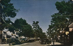 Street Scene at Carmel-By-The-Sea Postcard