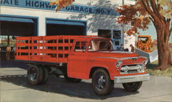 Chevrolet Task Force Trucks Model 4409 Stake Postcard