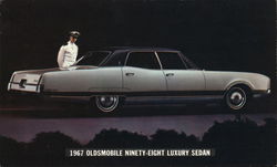 1967 Oldsmobile Ninety-Eight Luxury Sedan Cars Postcard Postcard Postcard