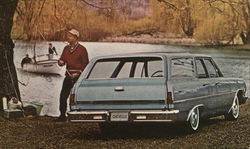 1965 Cevelle Malibu 4-Door Station Wagon Postcard