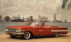 1960 Chevrolet Impala Cars Postcard Postcard Postcard