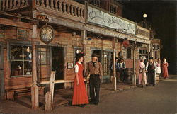 Visiting on Market Street, Knott's Berry Farm & Ghost Town Buena Park, CA Postcard Postcard Postcard