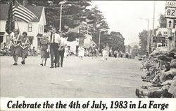 Celebrate the 4th of July, 1983 La Farge, WI Postcard Postcard Postcard