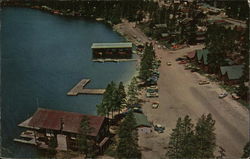 Aerial View of Grand Lake Rocky Mountain National Park Postcard Postcard Postcard