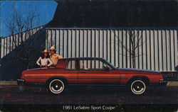 1891 LeSabre Sports Coupe Cars Postcard Postcard Postcard