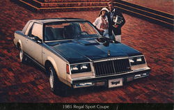 1981 Regal Sport Coupe Cars Postcard Postcard Postcard