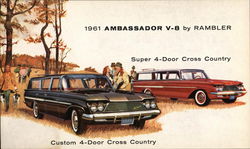 1961 Ambassador V-8 by Rambler Cars Postcard Postcard Postcard