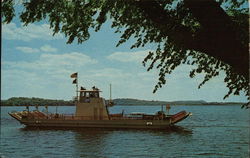 Colsac II Car Ferry, Lake Wisconsin Postcard