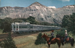 The New Denver Zephyr Between Chicago, Denver and Colorado Springs Postcard