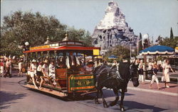 Horse-Drawn Streetcar Postcard