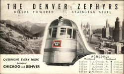 The Denver Zephyrs Postcard