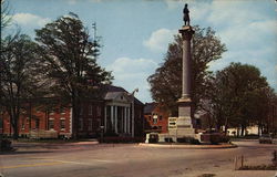 G.A.R. Civil War Monument Postcard