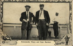 Commander Peary and Capt. Bartlett Postcard