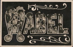 MABEL Names Postcard Postcard