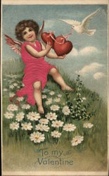 To My Valentine Children Postcard Postcard