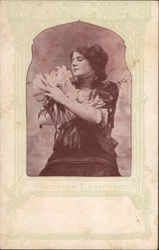 Florence Lawrence - Women Carrying Flowers Postcard