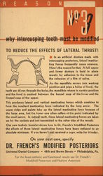 Why Intercusping Teeth Must Be Modified Postcard