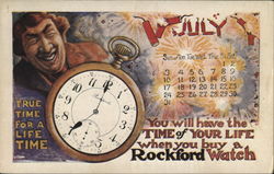 You Will Have The Time Of Your Life When You Buy A Rockford Watch" Postcard