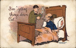 "I'm Getting Things Down Pat" Comic, Funny Postcard Postcard