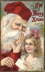 A Merry Xmas Santa's Promise Postcard