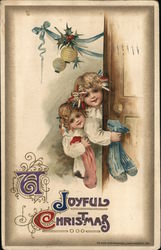 "A Joyful Christmas" Children Postcard Postcard