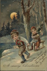 A Merry Christmas Postcard